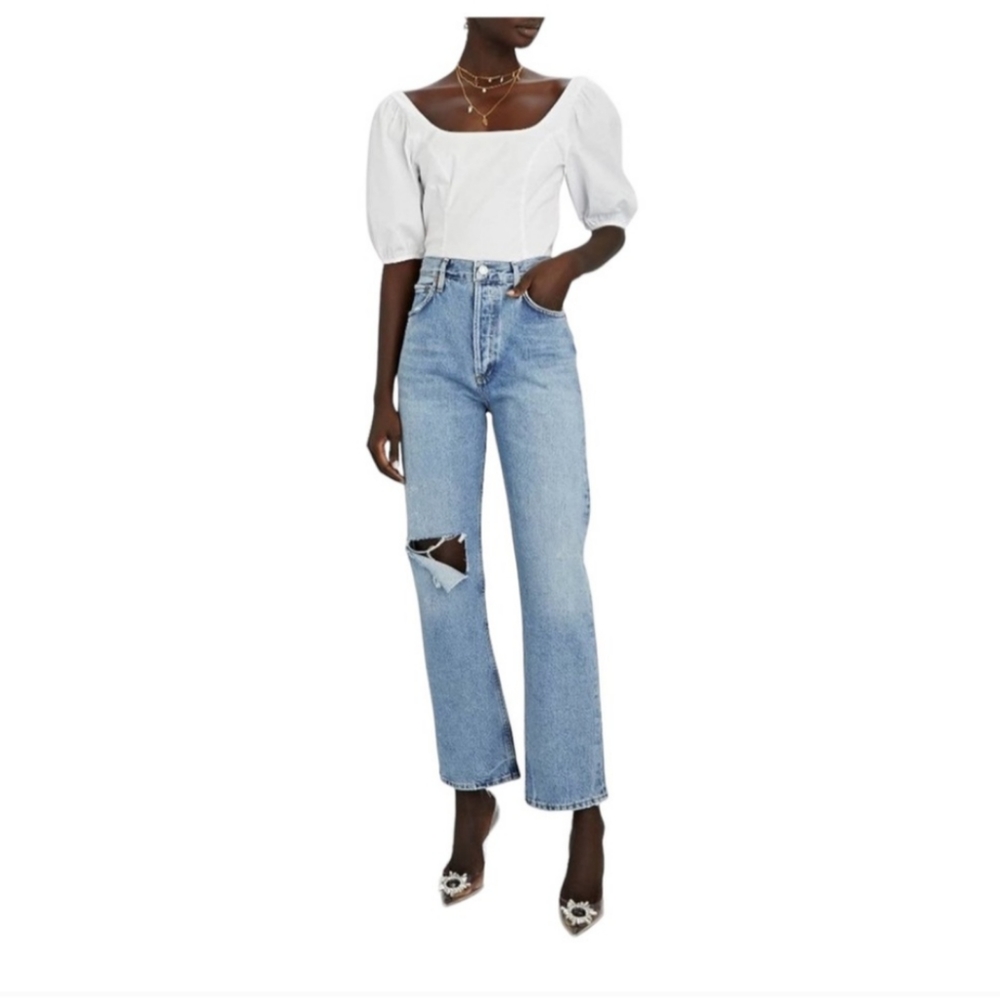 Agolde 90s distressed straight leg